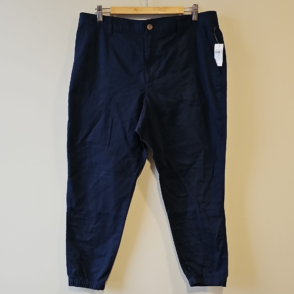 GAP Navy Blue Size 18 New With Tags Girlfriend Jogger